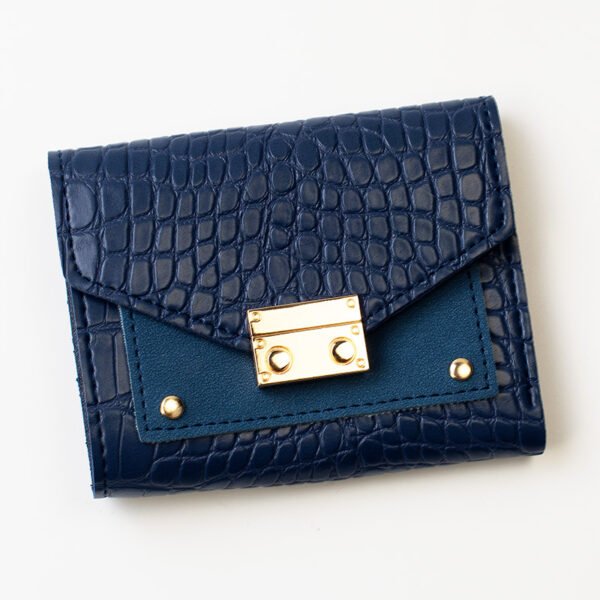 Women Short Wallet blue