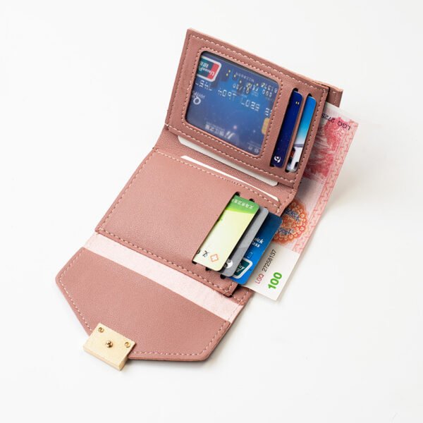 Women Short Wallet Pink structure