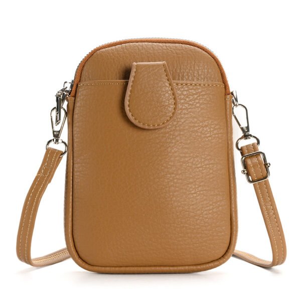 Round Crossbody Bags for Women brown