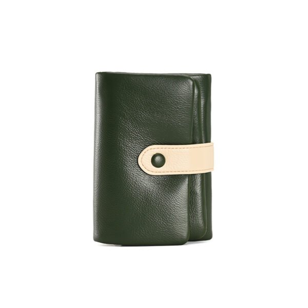 short wallet green