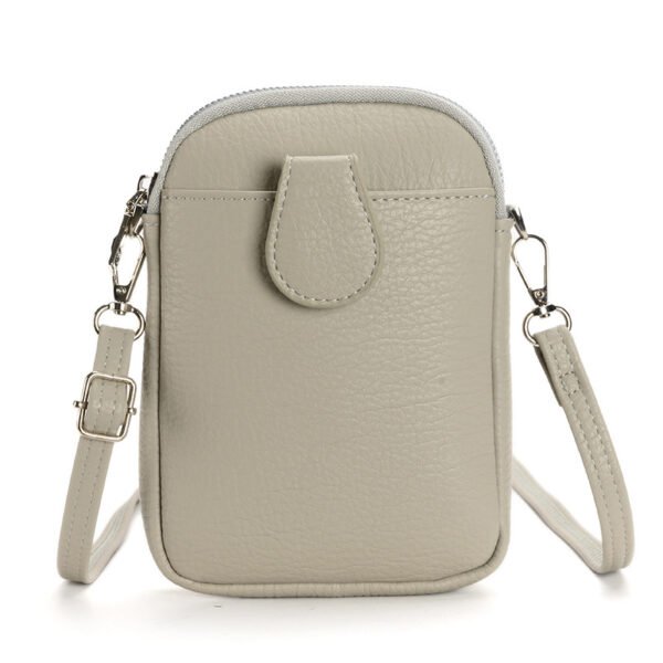 Round Crossbody Bags for Women grey