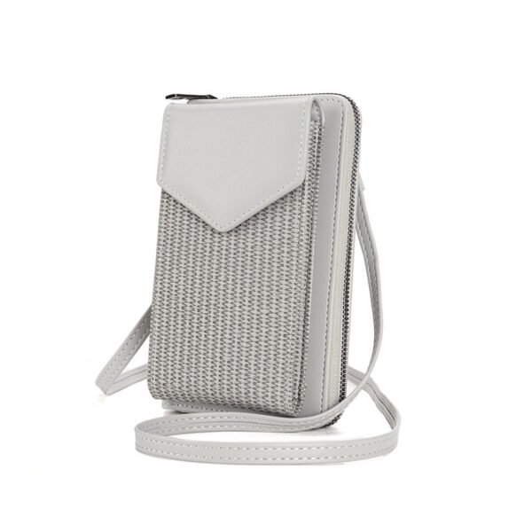 Cell Phone Bag Purse grey