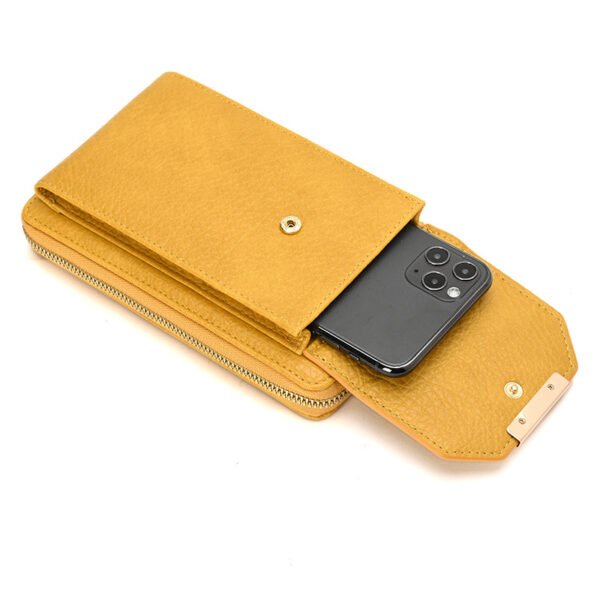 phone holder bag yellow