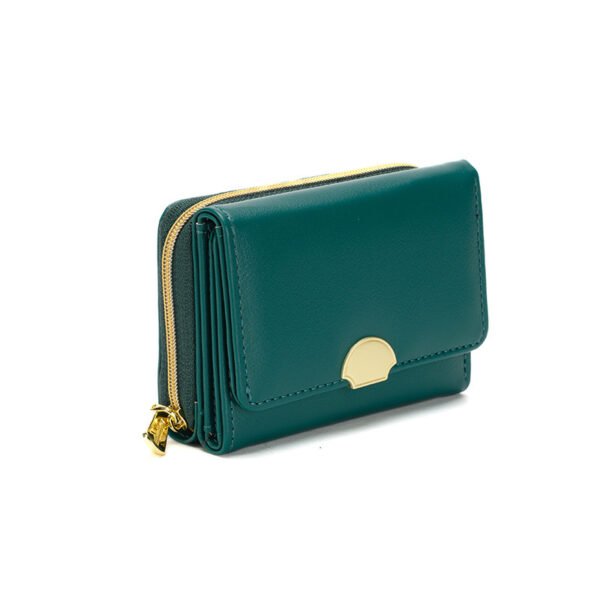 short wallet green