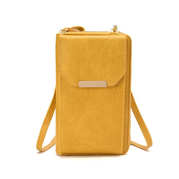 phone holder bag yelllow