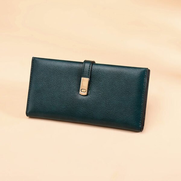 long women wallet green