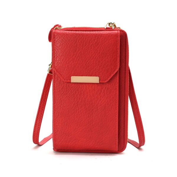 phone holder bag red