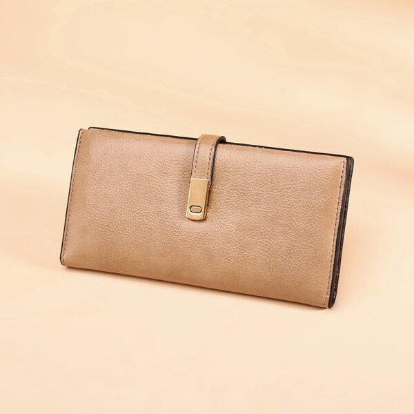 long women wallet apricot