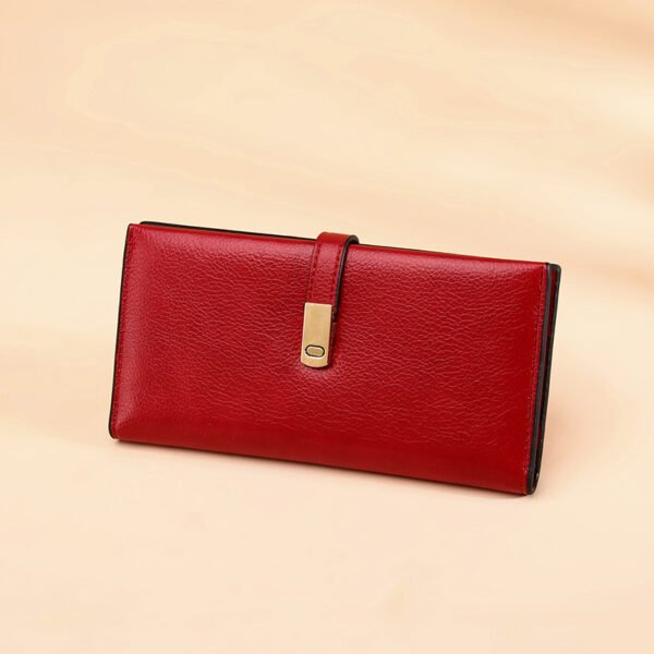 long women wallet red