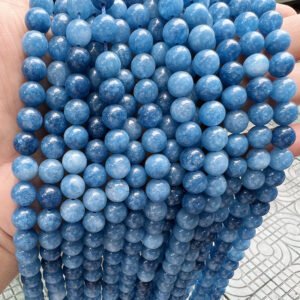 New Arrival Blue Apatite Loose Beads Round Beads