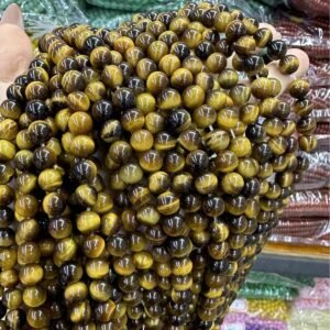 DIY natural tiger eye stone beads